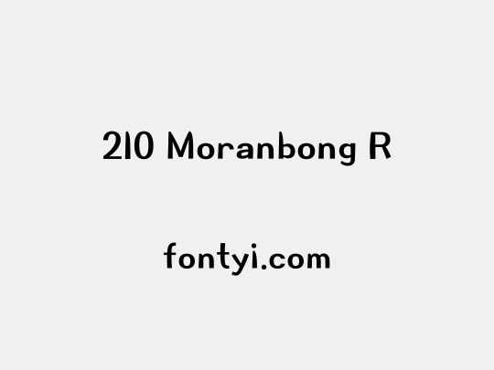 210 Moranbong R