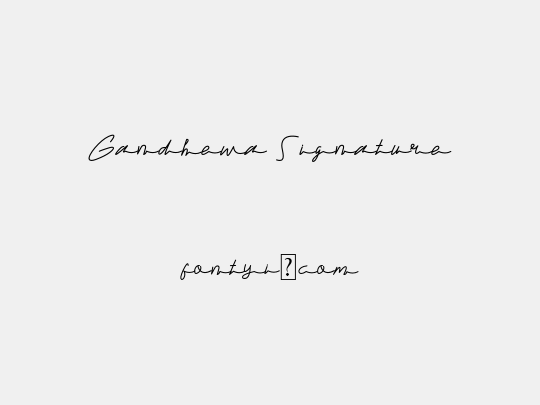 Gandhewa Signature