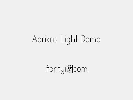 Aprikas Light Demo