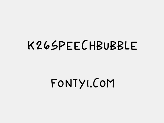 K26SpeechBubble