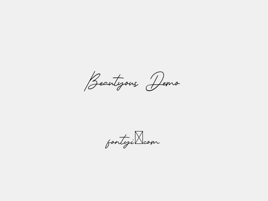 Beautyous Demo