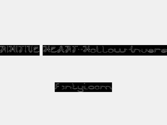 PRIMITIVE HEART-Hollow-Inverse