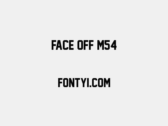 Face Off M54