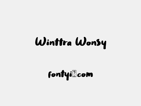 Winttra Wonsy