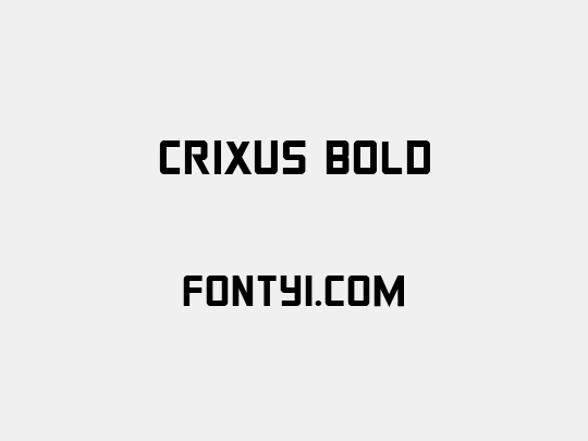 Crixus Bold