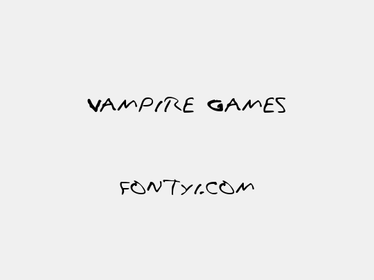 Vampire Games