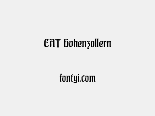CAT Hohenzollern