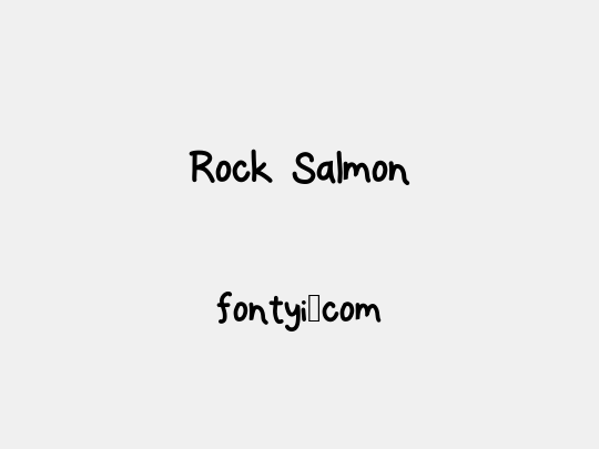 Rock Salmon