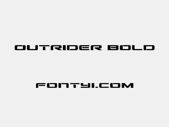 Outrider Bold