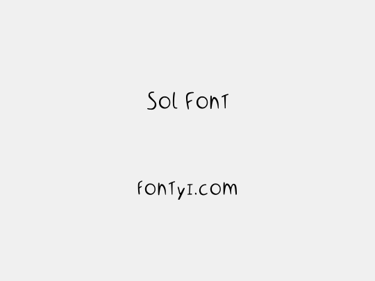 Sol Font