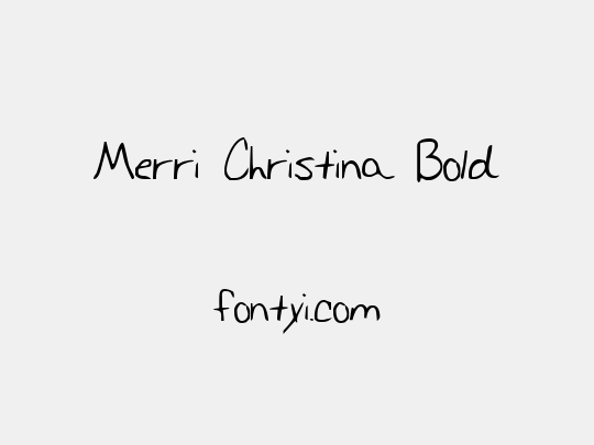 Merri Christina Bold