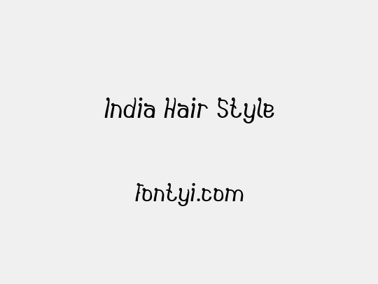 India Hair Style