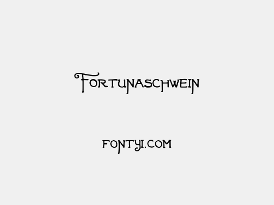 Fortunaschwein