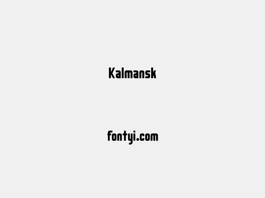 Kalmansk