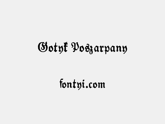 Gotyk Poszarpany