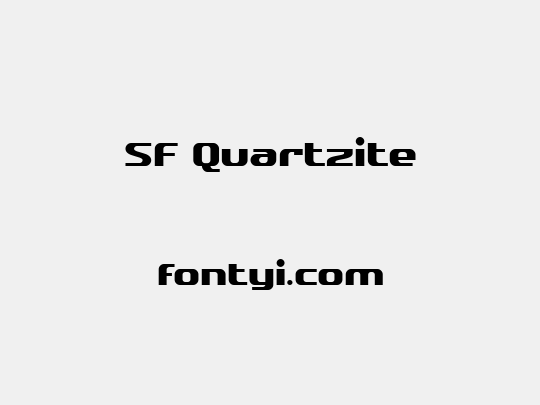 SF Quartzite