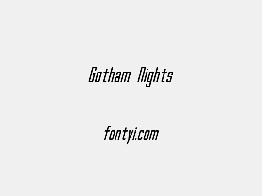 Gotham Nights