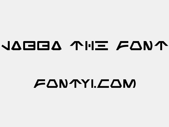 Jabba the Font