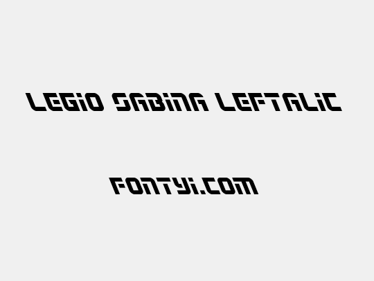 Legio Sabina Leftalic