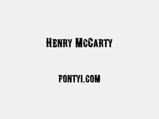 Henry McCarty