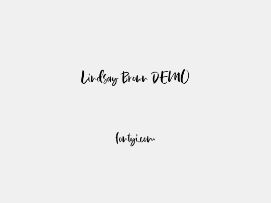 Lindsay Brown DEMO