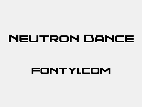 Neutron Dance