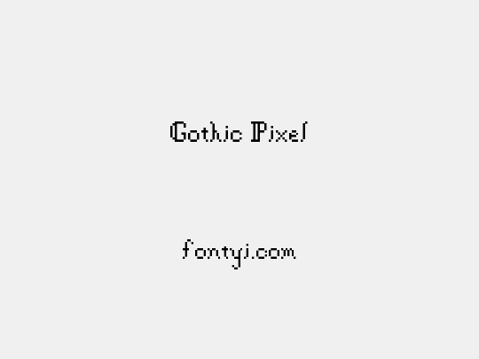 Gothic Pixel