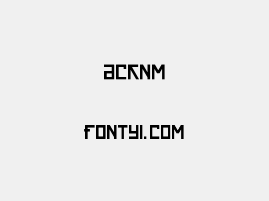 ACRNM