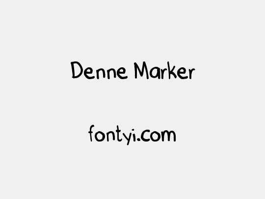 Denne Marker