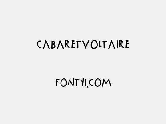 CabaretVoltaire