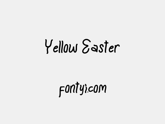 Yellow Easter