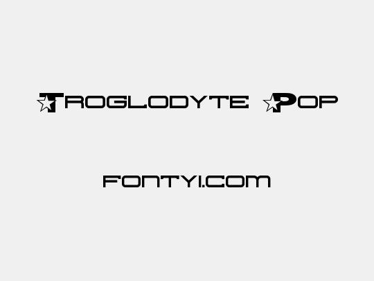 Troglodyte Pop