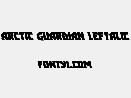 Arctic Guardian Leftalic