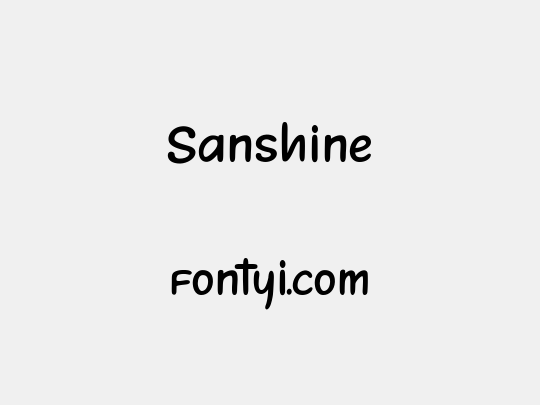 Sanshine