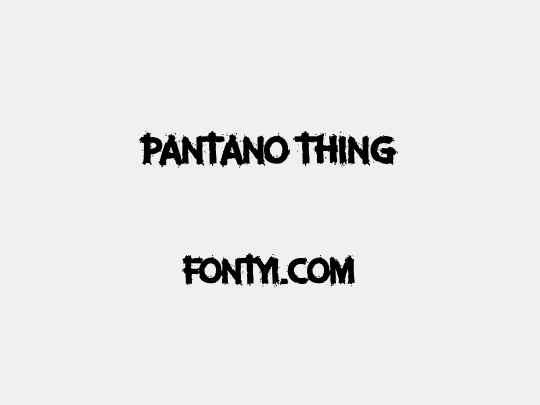 Pantano Thing