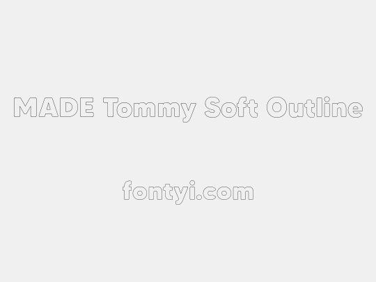 MADE Tommy Soft Outline