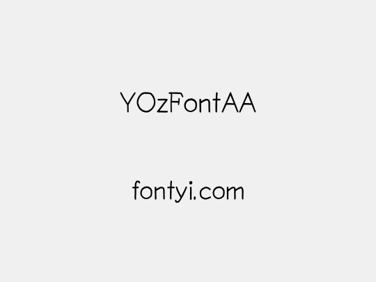 YOzFontAA