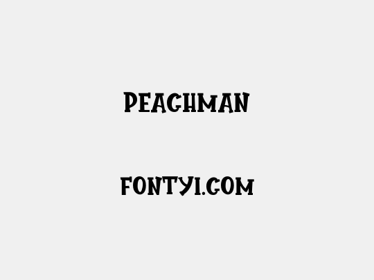 Peachman