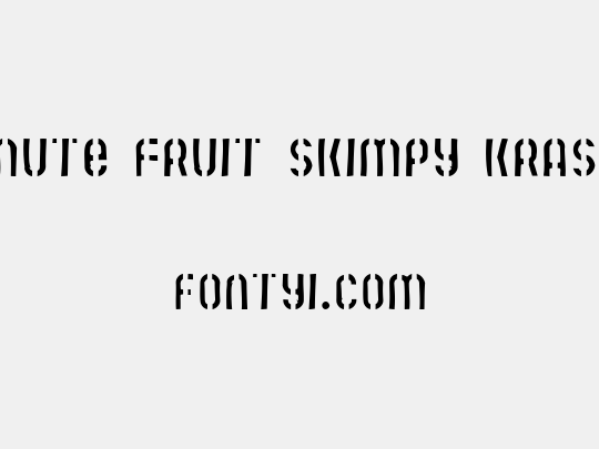 Mute Fruit Skimpy Krash