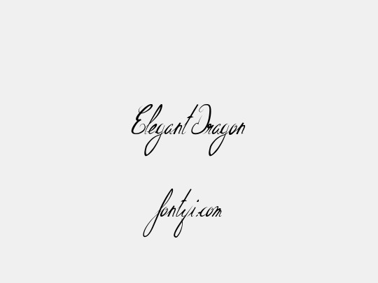 Elegant Dragon