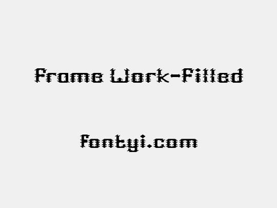Frame Work-Filled