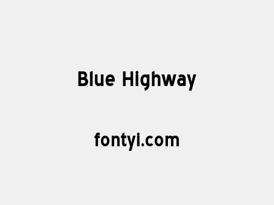 Blue Highway