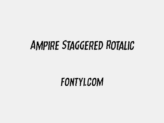 Ampire Staggered Rotalic