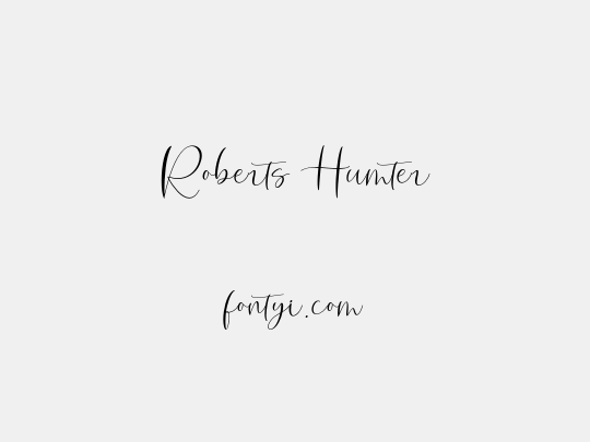 Roberts Humter