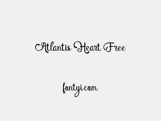 Atlantis Heart Free