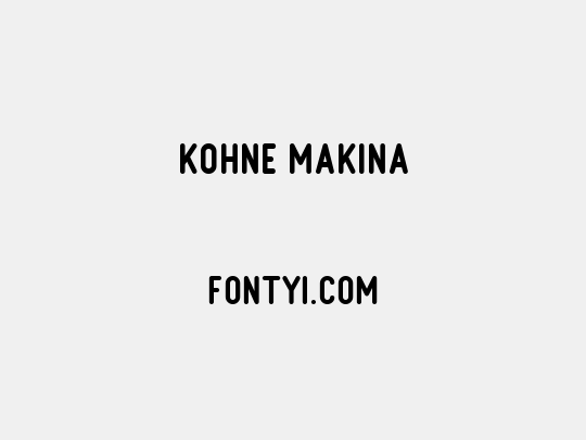 Kohne Makina