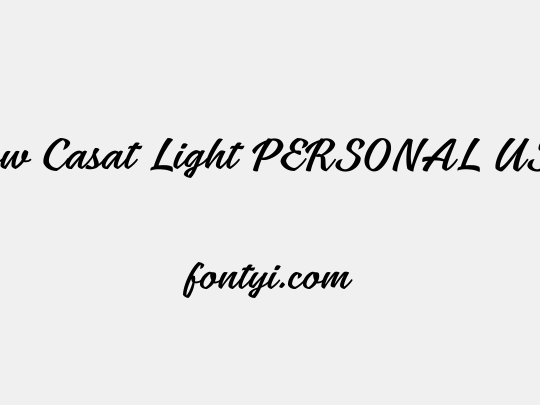 Low Casat Light PERSONAL USE