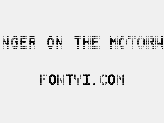 Danger on the Motorway