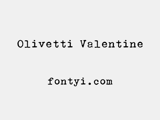 Olivetti Valentine