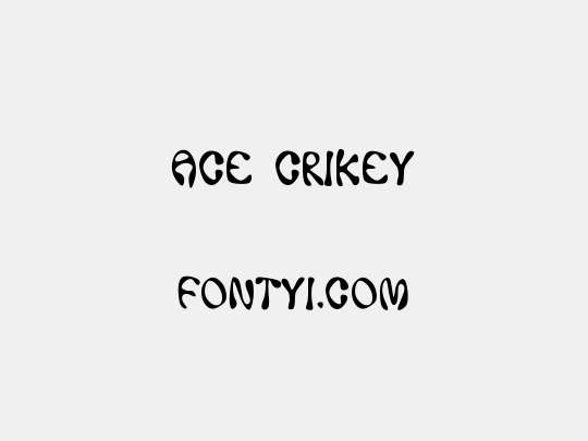 Ace Crikey